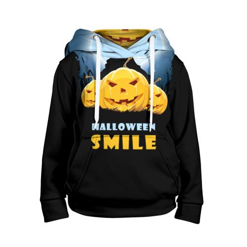 Детская толстовка 3D Halloween smile - фото