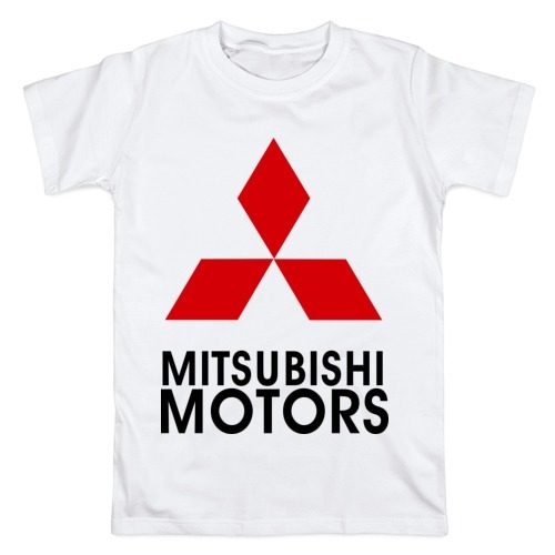 Мужская футболка хлопок Mitsubishi (2) - фото