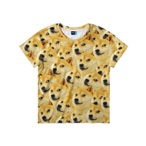 Детская футболка 3D Doge - фото