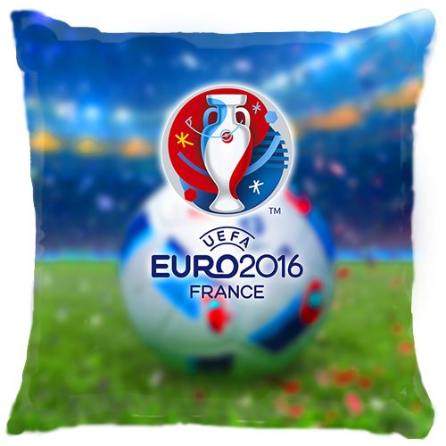 Подушка 3D - EURO 2016 Франция - фото