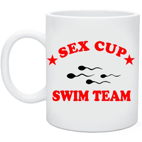 Кружка - Sex cup. Swim team - фото