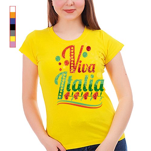 Женская футболка - Viva Italia - фото