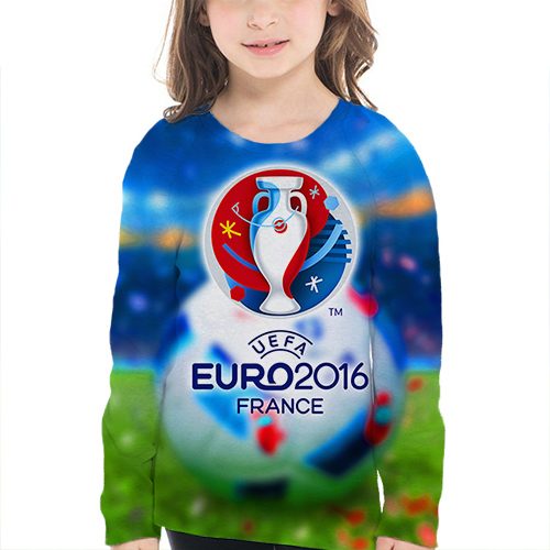 Детский лонгслив - 3D - EURO 2016 Франция - фото