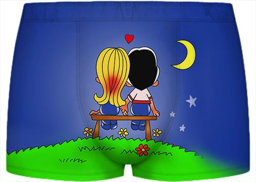 Детские трусы 3D - LOVE IS - фото