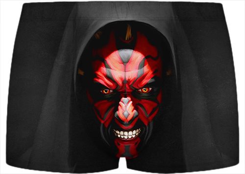 Детские трусы 3D - Star Wars Darth Maul - фото