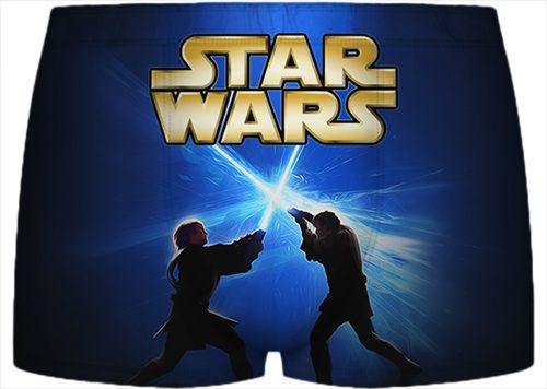 Детские трусы 3D - Star Wars сражение на лазерных мечах - фото