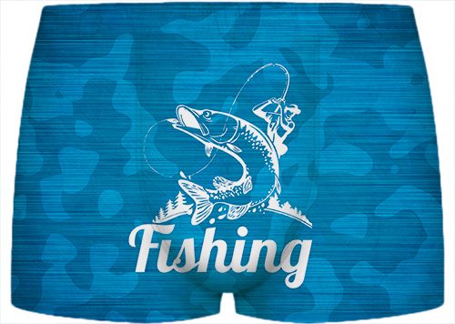 Детские трусы 3D - рыбаку Fishing - фото
