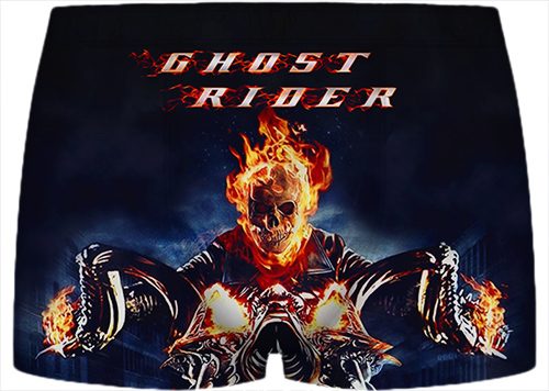 Детские трусы 3D - Ghost Rider - фото
