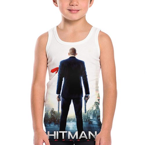 Детская майка 3D - Hitman agent 47 - фото