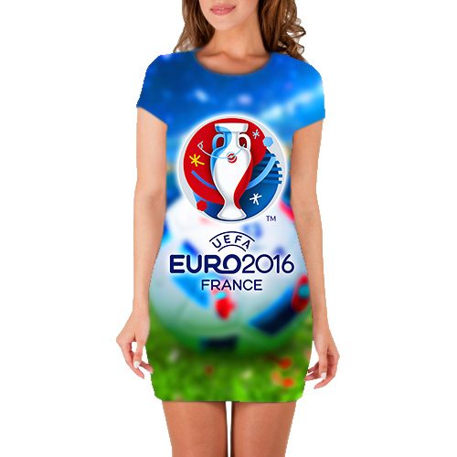 Детское платье 3D - EURO 2016 Франция - фото