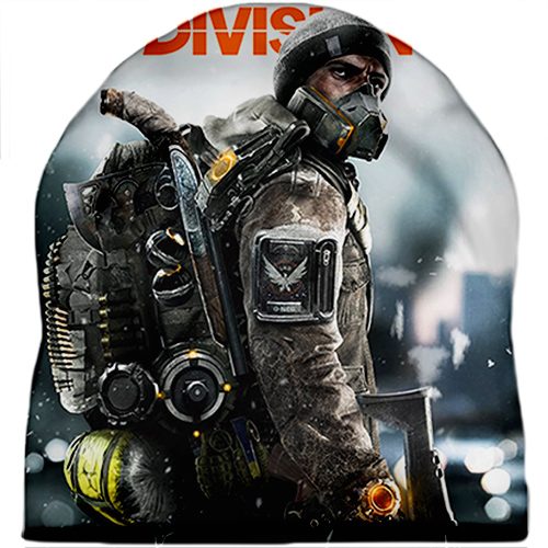 Детская шапка 3D - The Division с полным боекомплектом - фото