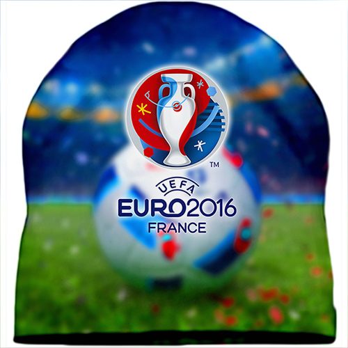 Детская шапка 3D - EURO 2016 Франция - фото