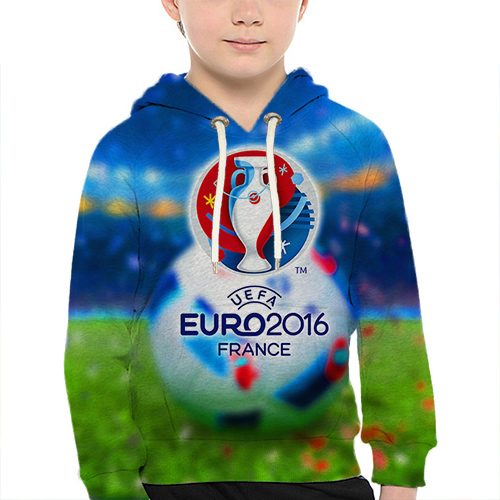 Детская толстовка 3D - EURO 2016 Франция - фото