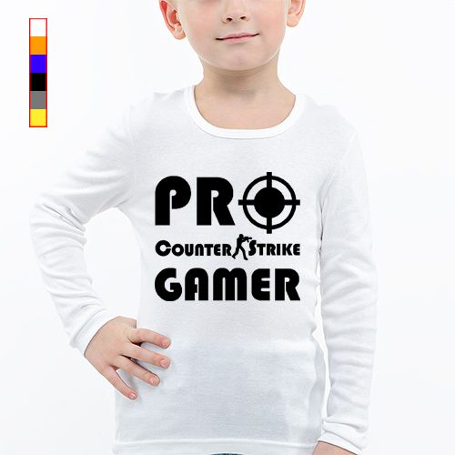 Детский лонгслив - Counter Strike Gamer - фото