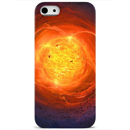 Чехол на телефон iphone 5-5s - Взрыв - фото