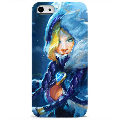 Чехол на телефон iphone 5-5s Девушка Crystal Maiden - фото