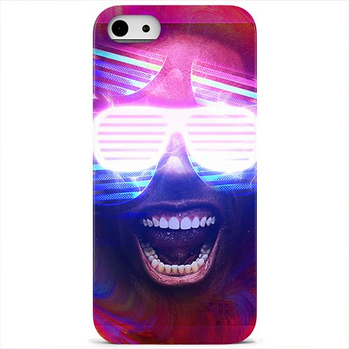 Чехол на телефон iphone 5-5s Очки - фото