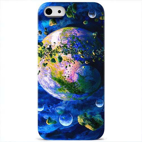 Чехол на телефон iphone 5-5s Земля-вид из космоса - фото