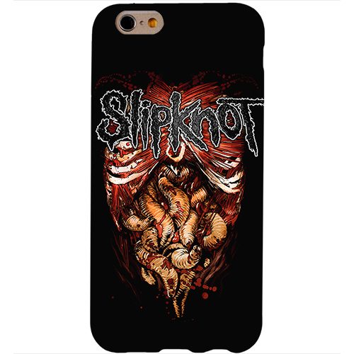 Чехол на телефон iphone 6 Slipknot черный - фото