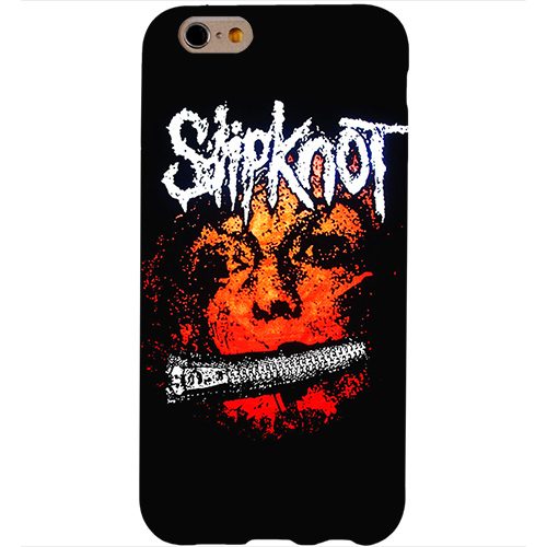 Чехол на телефон iphone 6 Slipknot рот на молнии - фото