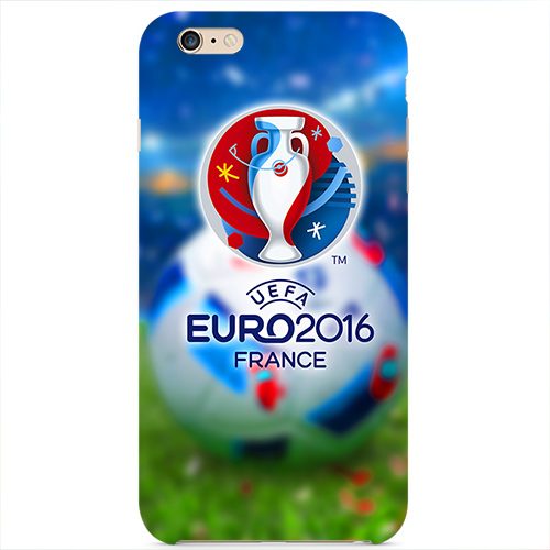 Чехол на телефон iphone 6 plus - EURO 2016 Франция - фото