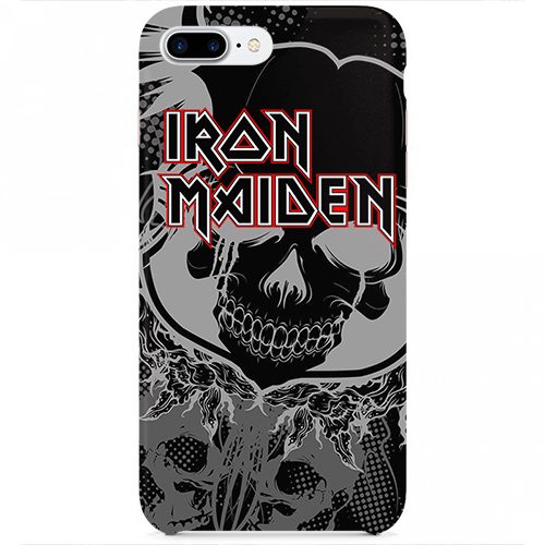 Чехол на телефон iphone 7 Iron Maiden череп - фото