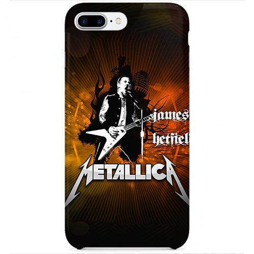 Чехол на телефон iphone 7 METALLICA James Hetfield c гитарой - фото