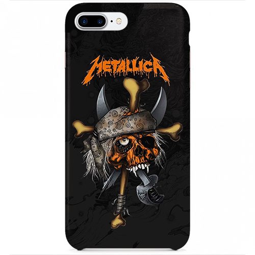 Чехол на телефон iphone 7 Metallica череп в бандане - фото