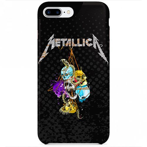 Чехол на телефон iphone 7 Metallica Черепа цветные - фото