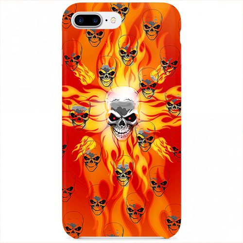 Чехол на телефон iphone 7 - Череп - фото