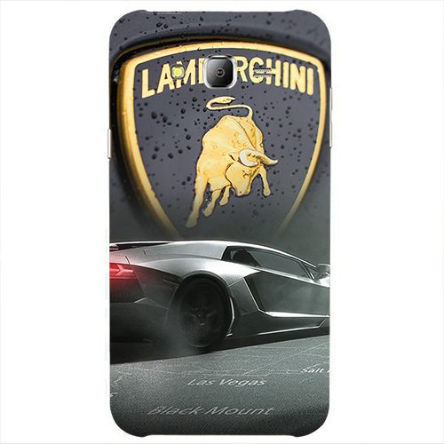Чехол на телефон samsung galaxy j7 Машина Lamborghini - фото