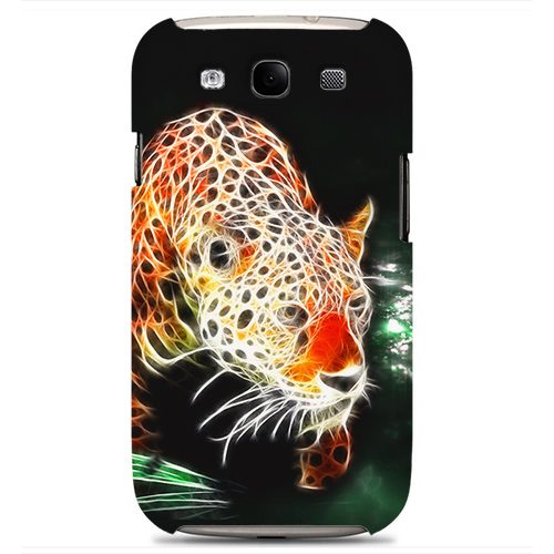 Чехол на телефон samsung galaxy s3 Гепард и кувшинки - фото