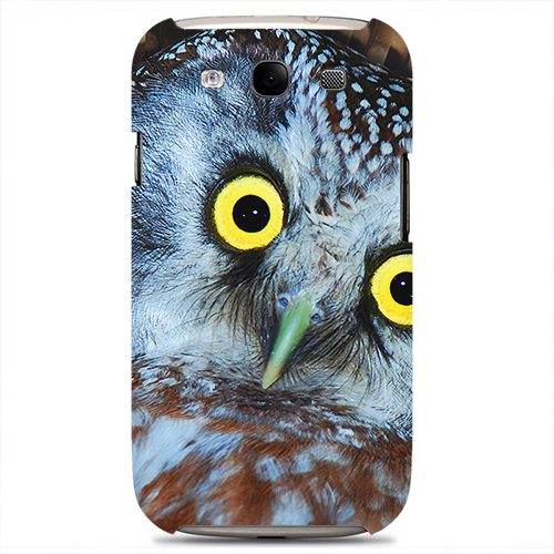 Чехол на телефон samsung galaxy s3 - Сова - фото