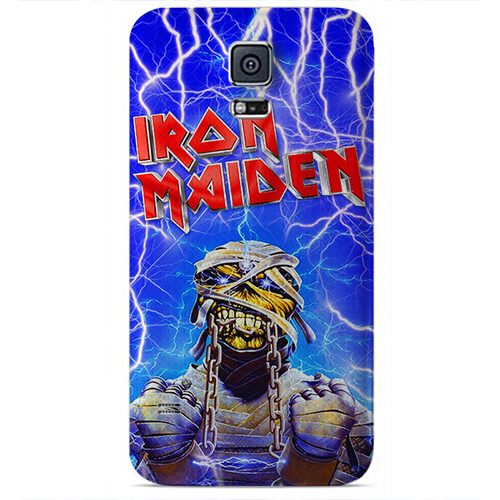 Чехол на телефон samsung galaxy s5 mini Iron Maiden мумия с цепью - фото