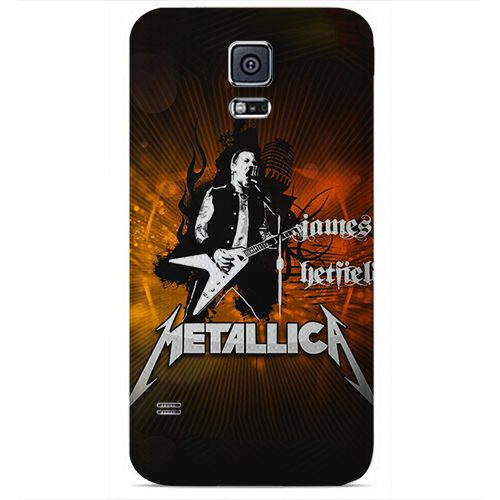 Чехол на телефон samsung galaxy s5 mini METALLICA James Hetfield c гитарой - фото