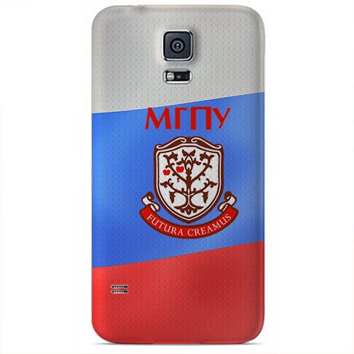Чехол на телефон samsung galaxy s5 mini МГПУ Москва Лого - фото