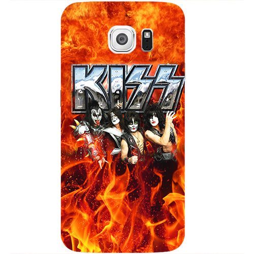 Чехол на телефон samsung galaxy s6 KIZZ Пламя - фото