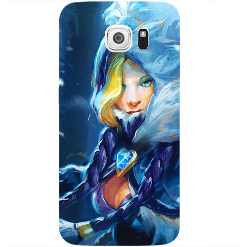 Чехол на телефон samsung galaxy s6 Девушка Crystal Maiden - фото
