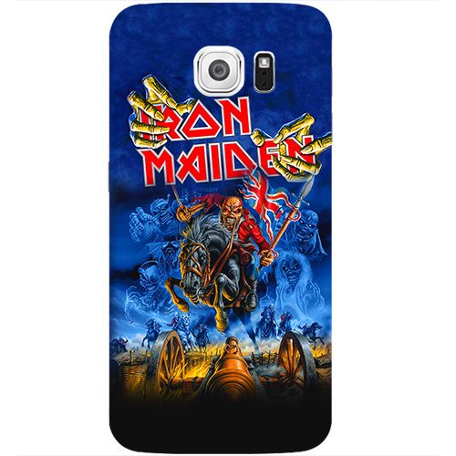 Чехол на телефон samsung galaxy s6 Iron Maden - фото