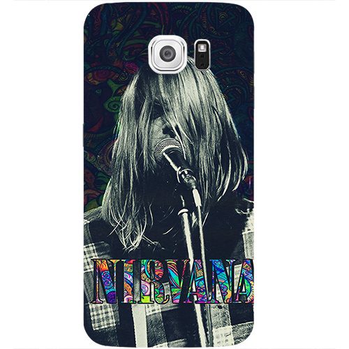 Чехол на телефон samsung galaxy s6 Nirvana Phychodelic art - фото