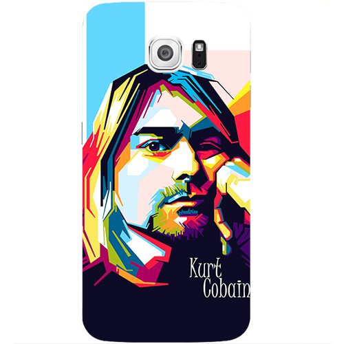 Чехол на телефон samsung galaxy s6 Pop art Cobain - фото