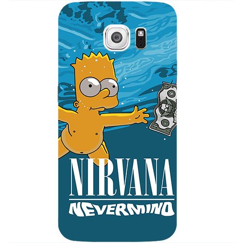 Чехол на телефон samsung galaxy s6 Simpsons NEVERMIND - фото