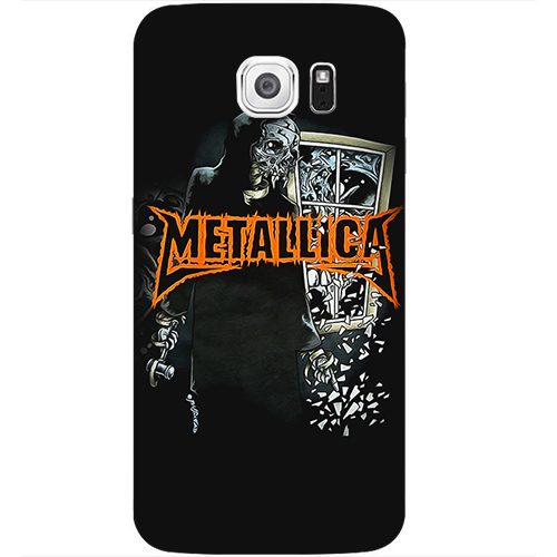 Чехол на телефон samsung galaxy s6 Metallica Skull - фото
