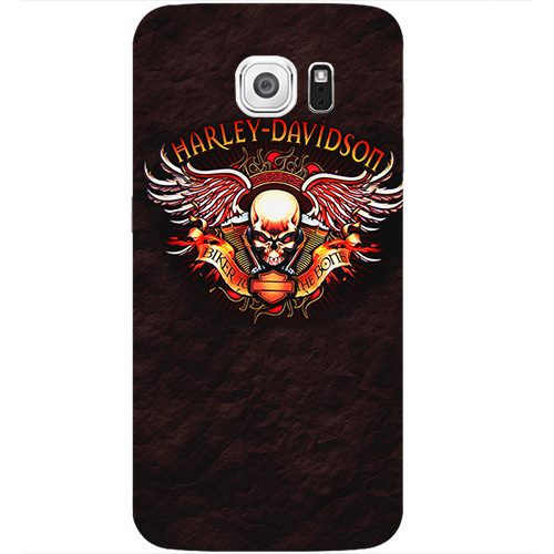 Чехол на телефон samsung galaxy s6 Biker to the bone - фото