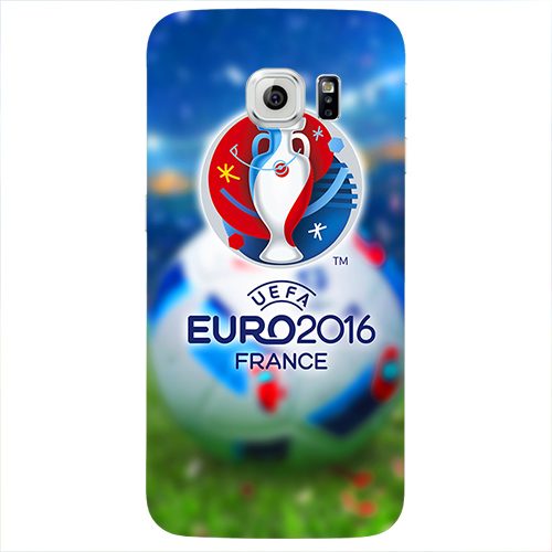 Чехол на телефон samsung galaxy s6 edge - EURO 2016 Франция - фото
