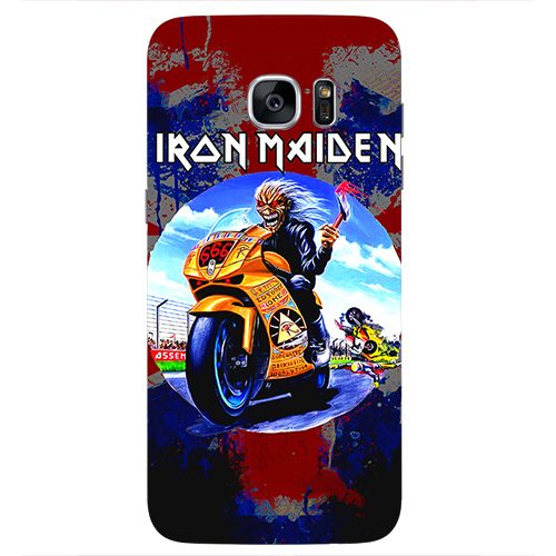Чехол на телефон samsung galaxy s7 iron maiden 666 - фото