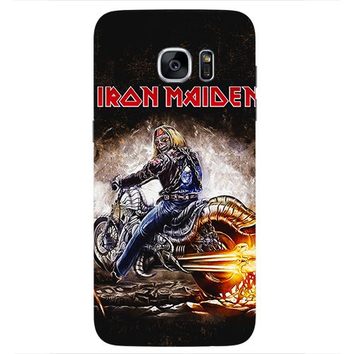 Чехол на телефон samsung galaxy s7 iron maiden bike - фото