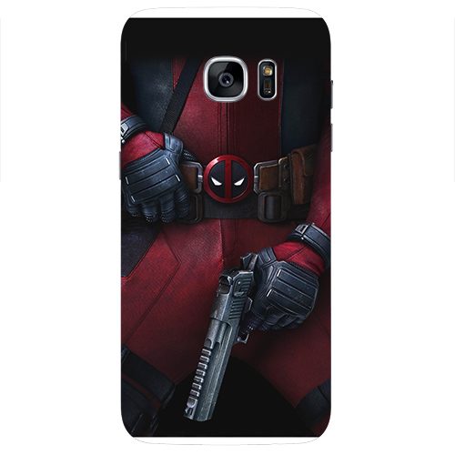 Чехол на телефон samsung galaxy s7 edge - DOOM фрагмент костюма - фото