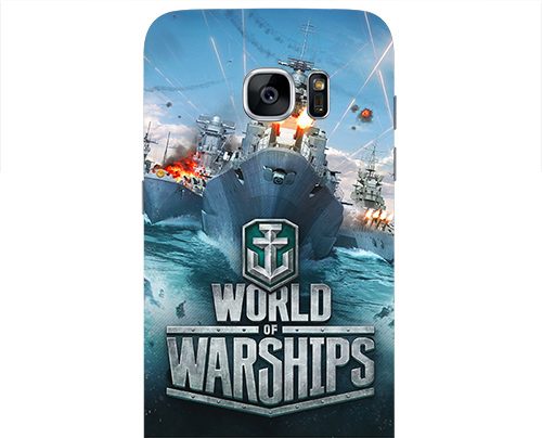 Чехол на телефон samsung galaxy s7 edge - World Warships корабль - фото