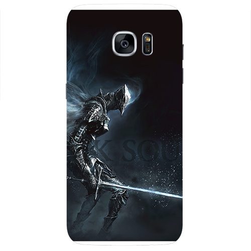 Чехол на телефон samsung galaxy s7 edge - Dark Souls III с мечом - фото